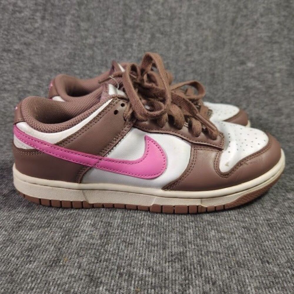Nike Dunk Low Brown Pink FZ3611-208 Men's Size 7 EU 38 Casual Sneakers